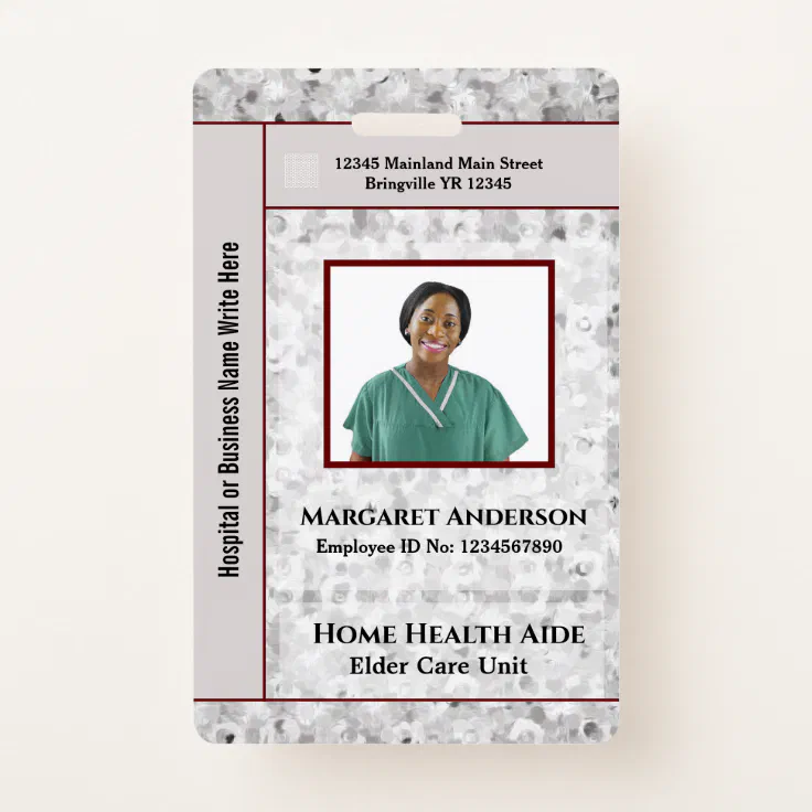 Health Worker Id Card
